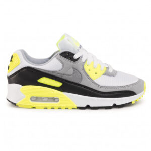 Buty NIKE - Air Max 90 CD0490 101 White/Particle Grey/Volt/Black