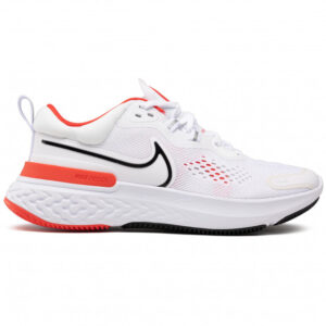 Buty Nike - React Miler 2 CW7121 100 White/Black/Chile Red