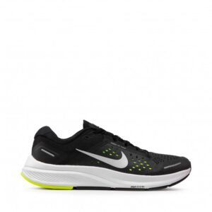 Buty NIKE - Air Zoom Structure 23 CZ6720 010 Black/Metallic Silver/Volt