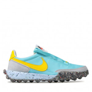 Buty Nike - Waffle Racer Crater CT1983 400 Bleached Aqua/Speed Yellow