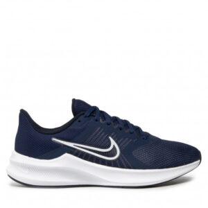 Buty NIKE - Downshifter 11 CW3411 402 Midnight Navy/White