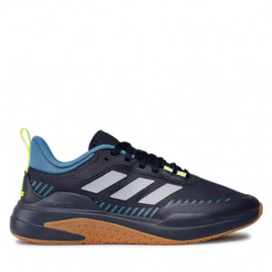 Buty adidas - Trainer V GX0732 Navy Blue/Silver/Fluorescent Yellow