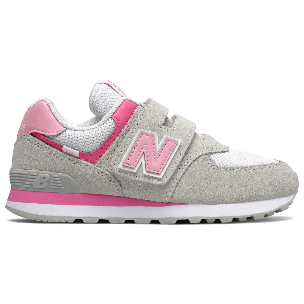 Buty Klasyczne New Balance PV574SA2 dziecięce, szaro-różowe