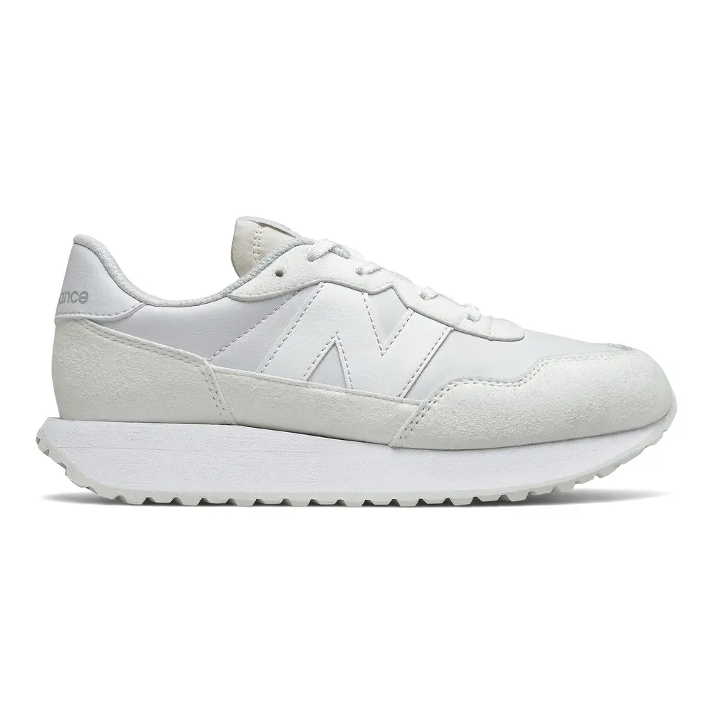 Buty Klasyczne New Balance GS237WT1 dziecięce, białe