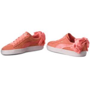 Sneakersy PUMA - Suede Bow Jr 367316 01 Shell Pink/Shell Pink