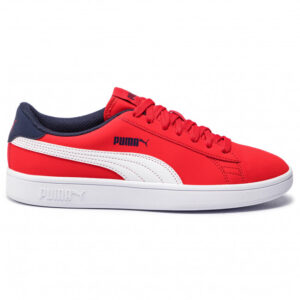 Sneakersy PUMA - Smash V2 Buck Jr 365182 07 High Risk Red/Puma White
