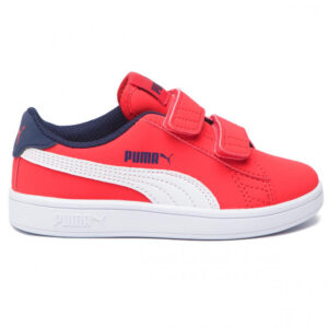 Sneakersy PUMA - Smash V2 Buck V Ps 365183 07 High Risk Red/White/Peacoat