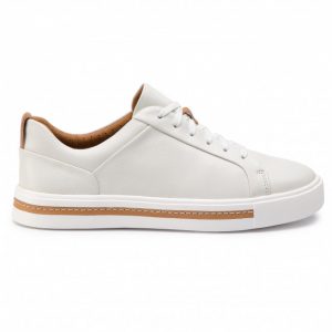 Sneakersy CLARKS - Un Maui Lace 261401684 White Leather