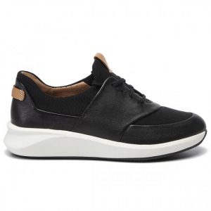 Sneakersy CLARKS - Un Rio Lace 261403954 Black Leather