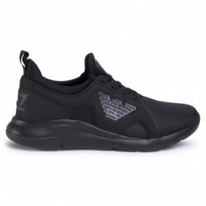 Sneakersy EA7 EMPORIO ARMANI - X8X056 XCC56 M619 Triple Black/Antracite