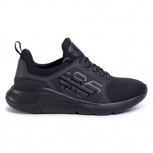 Sneakersy EA7 EMPORIO ARMANI – X8X057 XCC55 M620 Black/Black – czarne