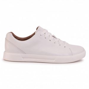 Sneakersy CLARKS - Un Costa Lace 261401647 White Leather