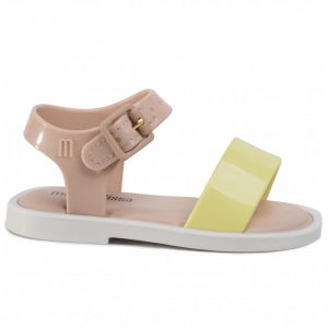 Sandały MELISSA - Mini Melissa Mar Sandal III Bb 32633 Pink/White/Yellow 53612