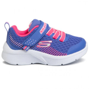 Sneakersy SKECHERS - Microspec 302016N/BLNC Blue/Neon Coral