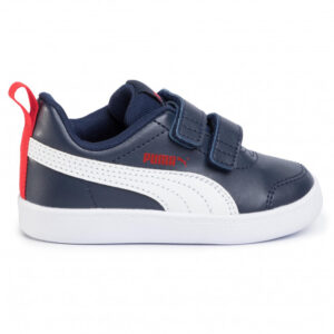 Sneakersy PUMA - Courtflex V2 V Inf 371544 01 Peacoart/High Risk Red