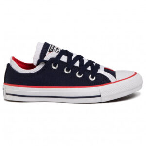 Trampki CONVERSE - Ctas Double Upper Ox 567039C Obsidian/White/University Red