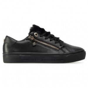 Sneakersy TOMMY HILFIGER - Casual Warmlined Th Sneaker FW0FW05229 Black BDS