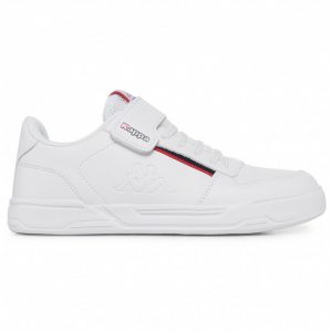 Sneakersy KAPPA - 260817K White/Red 1020