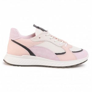 Sneakersy ECCO - ST.1 W 83627351889 Blossom Rose/Black/White/Rose Dust