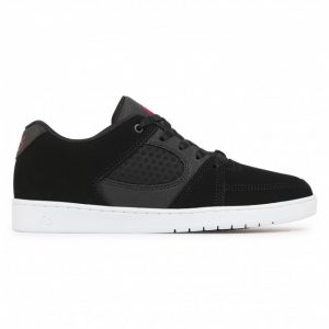 Sneakersy ES - Accel Slim 5101000144978 Black/White/Red