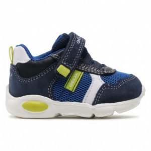 Sneakersy GEOX - B Pillow B. A B154EA 02214 C0749 Navy/Lime