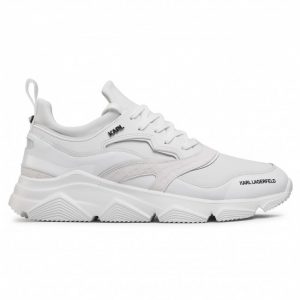 Sneakersy KARL LAGERFELD - KL51623 White Nubuck