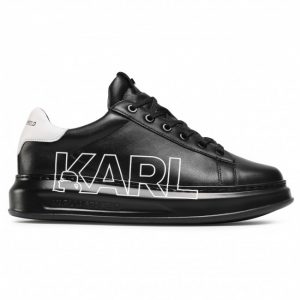 Sneakersy KARL LAGERFELD - KL52523 Black Lthr/Mono