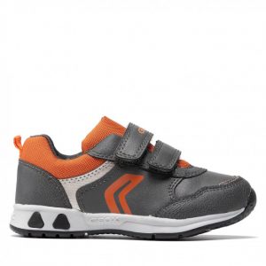 Sneakersy GEOX - B Pavlis B. A B161RA 0MEFU C9291 S Dk Grey/Dk Orange