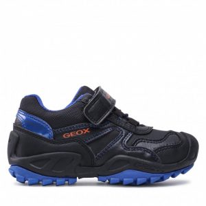 Sneakersy GEOX - J N.Savage B.Wpf B J16CBB 050BU C0245 M Black/Royal