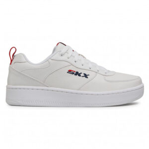 Sneakersy SKECHERS - Sport Court 92 237188/WNVR White/Navy/Red