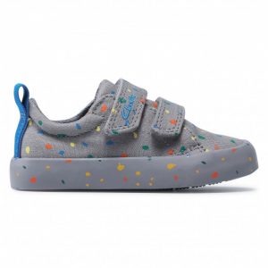 Sneakersy CLARKS - Foxing Print T 261583627 Grey Canvas