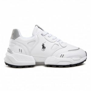 Sneakersy POLO RALPH LAUREN - Polo Jgr Pp 809835371001 White/Black Pp