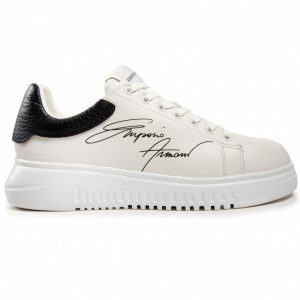 Sneakersy EMPORIO ARMANI - X4X264 XM670 N422 Off Wht/Black