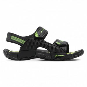 Sandały RIDER - Tender XII Ad 83065 Black/Black/Green 02235