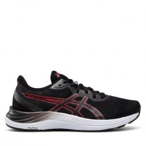 Buty ASICS - Gel-Excite 8 1011B036 Black/Electric Red 009