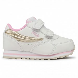 Sneakersy FILA - Orbit Velcro Infants 1011080.00I White/Gold