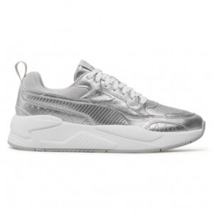 Sneakersy PUMA - X - Ray 2 Square Metallic Tum 382218 01 Silver/Silver/Gray Violet