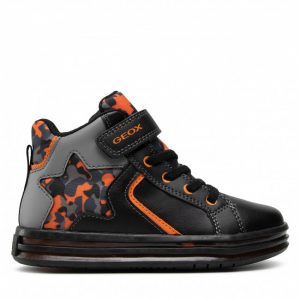 Sneakersy GEOX - J Pawnee B. A J16FGA 054FU C0038 S Black/Orange