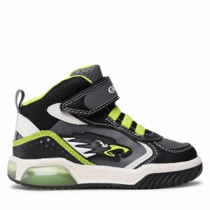 Sneakersy GEOX - J Inek B. B J169CB 0BC11 C0802 M Black/Lime