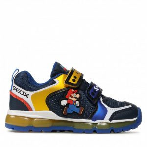 Sneakersy GEOX - J Android B. A J1644A 0FU50 C0335 M Royal/Yellow