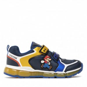 Sneakersy GEOX - J Android B. A J1644A 0FU50 C0335 D Royal/Yellow
