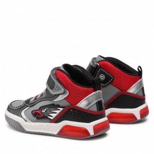 Sneakersy GEOX - J Inek B. B J169CB 0BC11 C0051 S Grey/Red