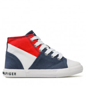 Trampki TOMMY HILFIGER - High Top Lace-Up Sneaker T3X4-32061-0890 M Blue/White/Red Y004