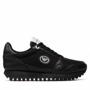 Sneakersy EMPORIO ARMANI - X4X536 XM999 K001 Black/Black