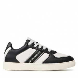 Sneakersy EMPORIO ARMANI - X3X136 XN037 Q501 Black/Warm White