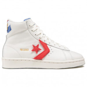 Sneakersy CONVERSE - Pro Leather Hi 170240C Vintage White/University Red