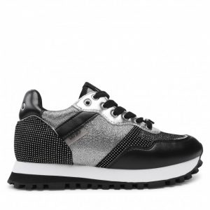 Sneakersy LIU JO - Wonder 1 BF1073 TX206 Black/Silver 01039