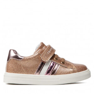 Sneakersy TOMMY HILFIGER - Love Cut Lace-Up T1A4-31149-1238 S Rose Gold 341