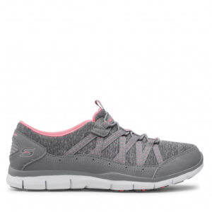 Buty SKECHERS - Lets Cruise 104008/GYCL Gray/Coral