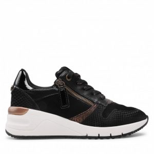 Sneakersy TAMARIS - 1-23702-27 Black/Bronce 091